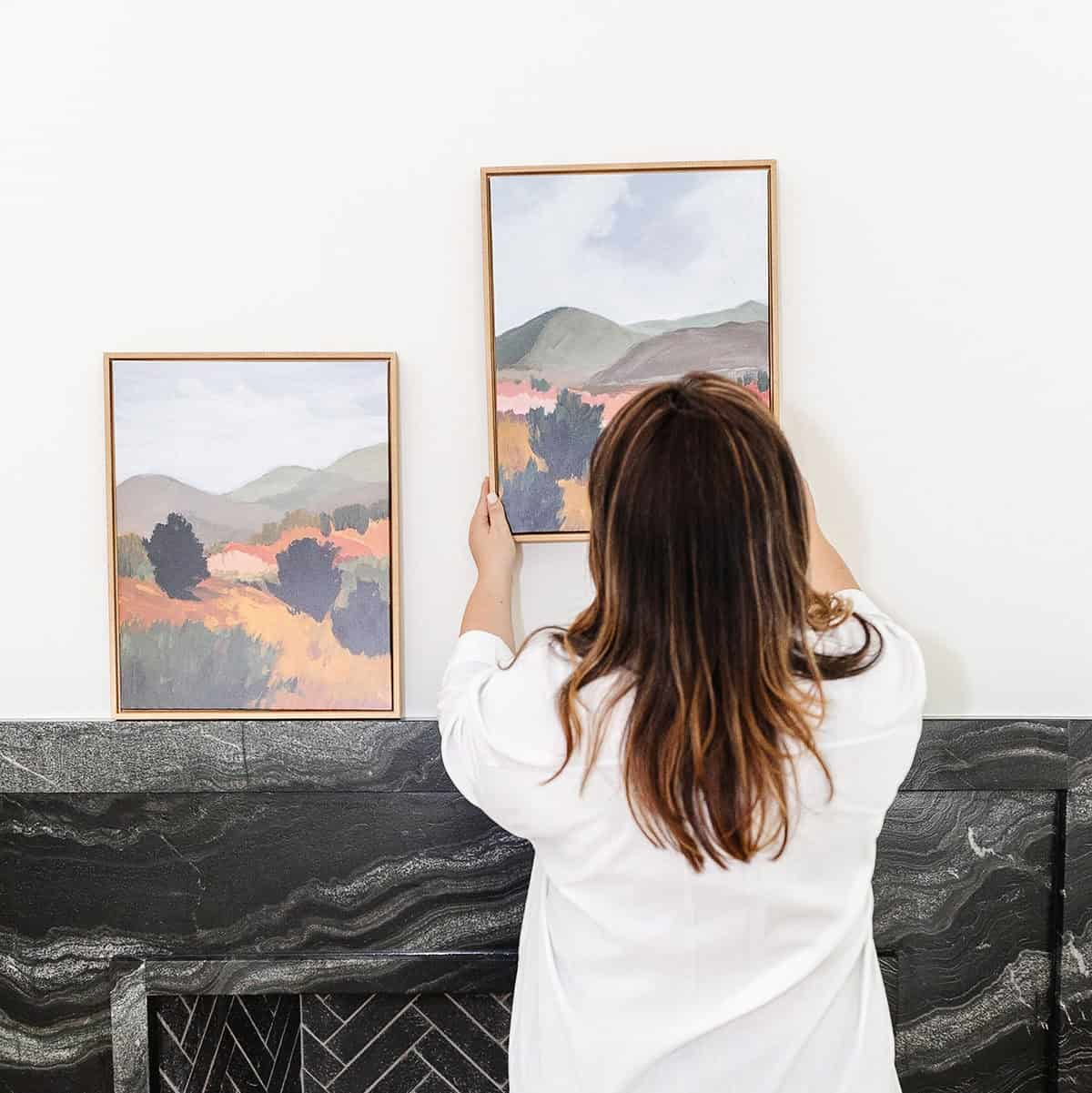 Hanging wall art like a pro
