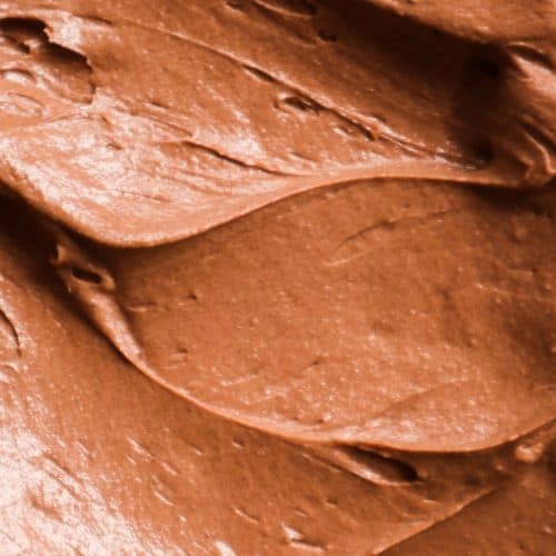 close up van chocolade botercreme
