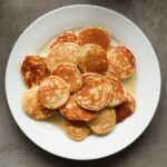 mini pannenkoeken van boven
