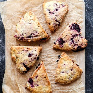 De uitgelichte afbeelding voor scones zonder gluten.